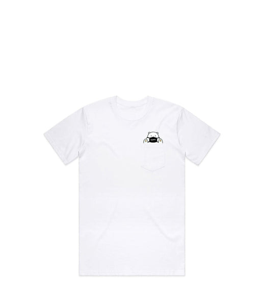 Ice Bear Mask Pocket Tee (White)
